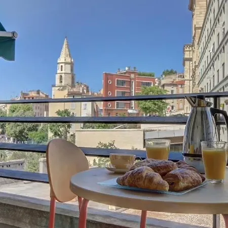 Balcony On The True Apartment Marseille